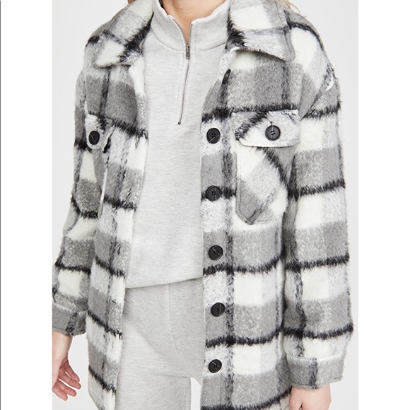 Line and Dot Harris plaid shirt jacket shaket - Picture 4 of 4